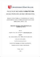 estandar de productividad de un taller metalmecanico|fabricacion lean en metalmecánico.